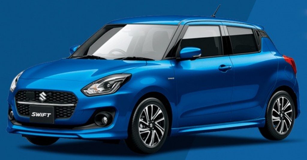 suzuki swift màu xanh