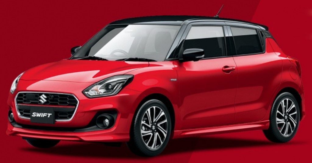suzuki swift màu đỏ