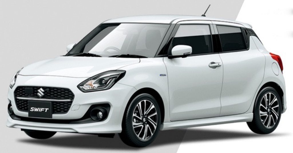 suzuki swift màu trắng