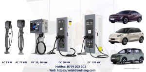 trụ sạc xe điện